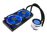 Antec Mercury 240 - Système de refroidissement liquide de processeur - (pour : LGA775, LGA1156, AM2, AM2+, LGA1366, AM3, LGA1155, AM3+, FM1, FM2, LGA1150, LGA1200) - 120 mm - bleu 0-761345-10984-0