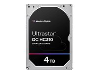 WD Ultrastar DC HC310 HUS726T4TALA6L1 - Disque dur - chiffré - 4 To - interne - 3.5" - SATA 6Gb/s - 7200 tours/min - mémoire tampon : 256 Mo - Self-Encrypting Drive (SED), TCG Enterprise SSC 0B36032