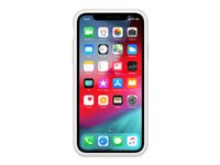 Apple Smart - Boîtier de batterie pour téléphone portable - silicone - blanc - pour iPhone XS Max MRXR2ZM/A