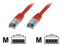 Uniformatic - Câble réseau - RJ-45 (M) pour RJ-45 (M) - 2 m - FTP - CAT 5e - moulé, bloqué - rouge 20462