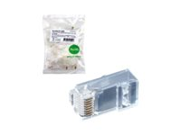 MCL Samar - Connecteur de réseau - RJ-45 (M) - non blindé - CAT 6a (pack de 50) RJ-45U6-50